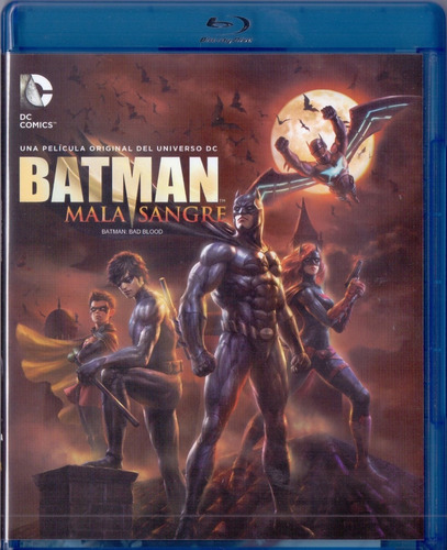 Batman Mala Sangre Dc Comics Pelicula Blu-ray