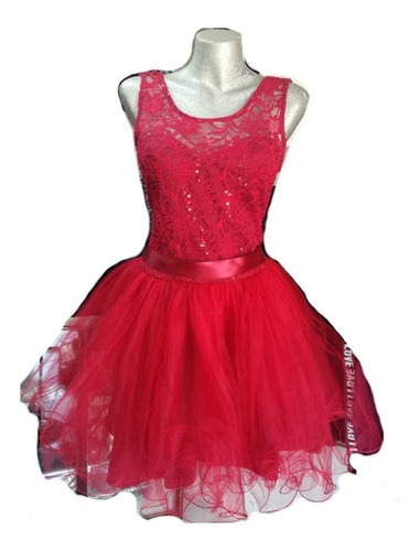 Vestido Rojo Oscuro Talla 15, Marca Nicoletta!!!