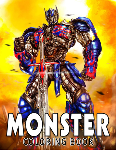 Libro: Monster Coloring Book: Filled With High Quality Image