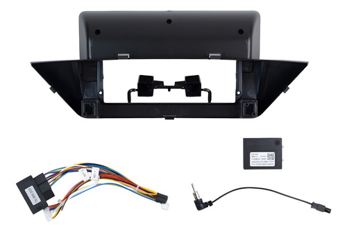Frente Adaptador Bmw X1 E83 9'' 2 Din 2010/2014+canbus Negro