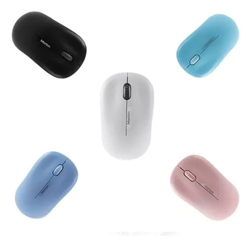 Mouse Meetion Inalambrico R545 Tecnologia Accesorios Febo Color Blanco