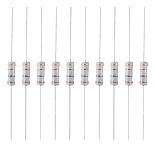 50 Resistencia Ohmio 1 5% Tolerancia Pelicula Oxido Metal