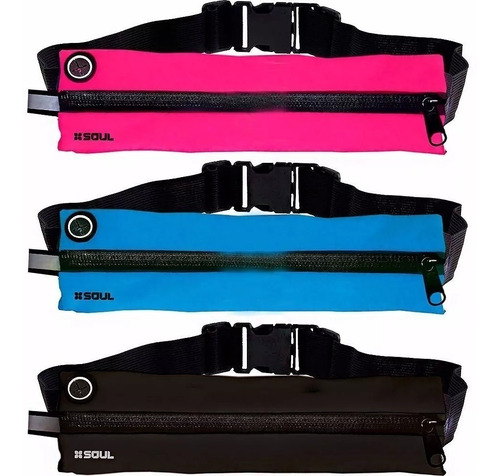 Imagen 2 de 5 de Riñonera Soul Premium Porta Celular Deportes Running Correr