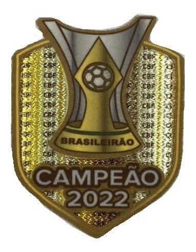 Patch Campeão Brasileiro 2022 3d Flocado