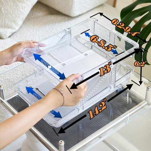 Dispensador De Latas De Soda Ajustable De Ancho Refrige...