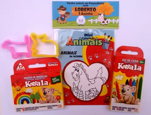 Maletinha Mini Kit de colorir Leo o Caminhão