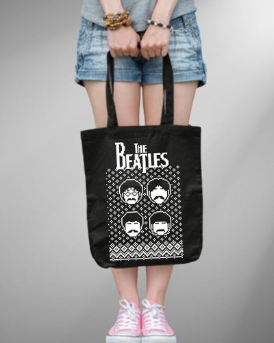 Tote Bag- Bolsa De The Beatles Tipo Bordado
