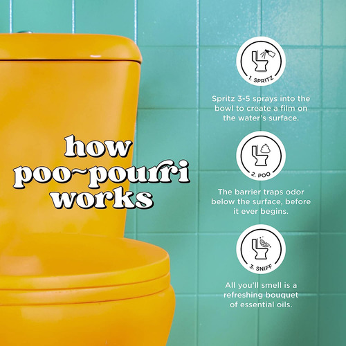Poo-pourri Antes De Ir Al Inodoro, Vainilla De Lavanda, 2 Fl