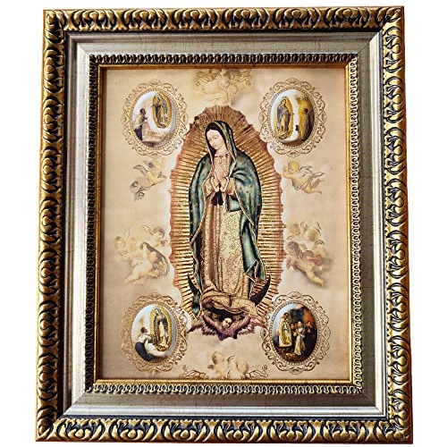 Nuestra Señora De Guadalupe Cuadro Mexicano Enmarcado ...