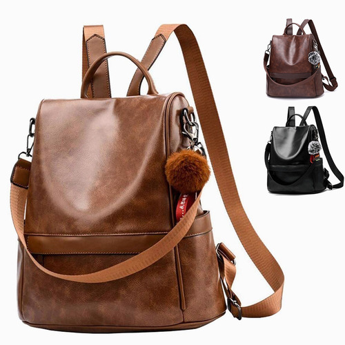 Imagen 1 de 7 de Mochila Mujer Moda Impermeable Antirrobo Bolsa Para Mujer