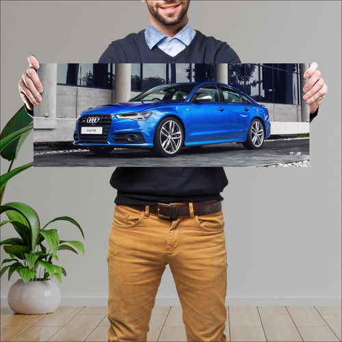 Cuadro 30x80cm Auto 2015 Audi S6 Sedan Za 86495 76