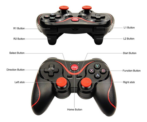 X3 Teléfono Móvil Bluetooth Inalámbrico Android Gamepad + So
