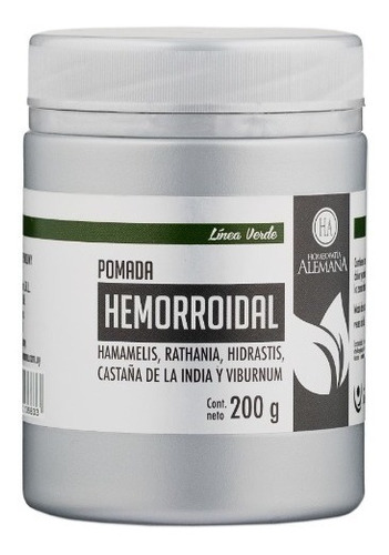 Pomada Hemorroidal 200 Grs. Homeopatìa Alemana