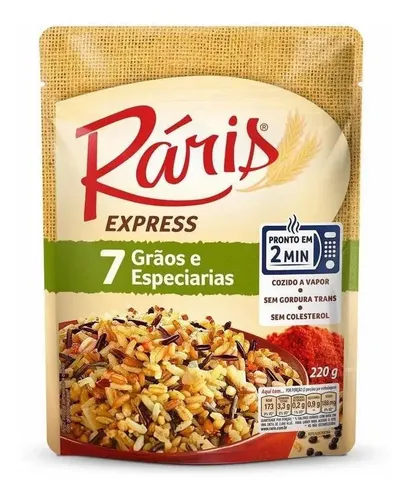 What Is A Raris Arroz Ráris Express 7 Grãos Especiarias 220g - Cx 2 Unid | MercadoLivre