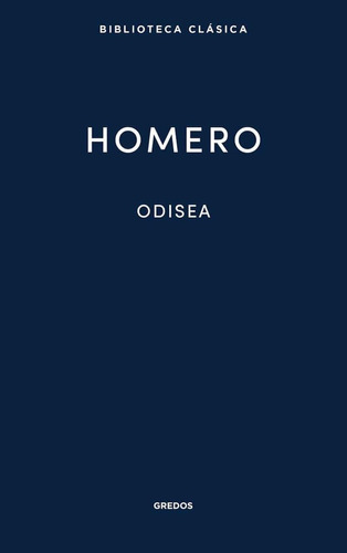 Libro Odisea Homero Gredos