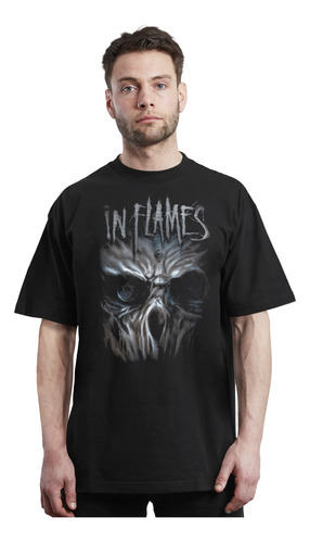 In Flames - Skull - Polera