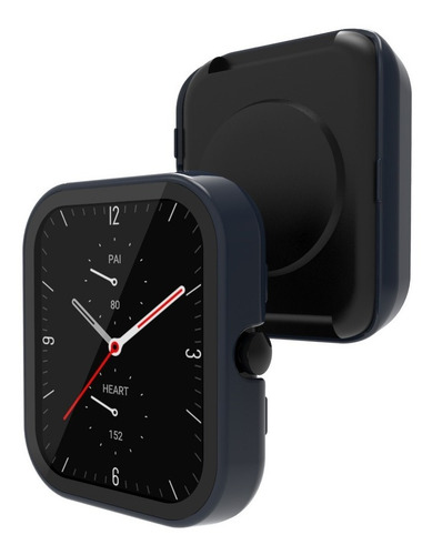 Case Con Cristal Templado 9h Compatible Con Amazfit Bip 3
