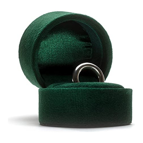 Cotea - Caja De Anillos Verde Reutilizable Y Protectora Para