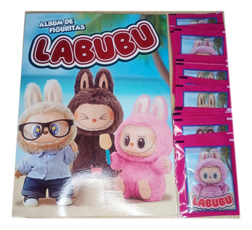 Álbum Vacío Más 20 Sobres Figuritas Labubu