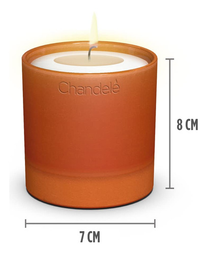 Vela Aroma Vainilla Chandelé 100% Natural