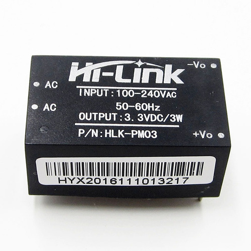 Mgsystem Conversor Hi-link Hlk-pm03 3.3v 3w Ac-dc Arduino