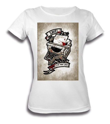Playera Resident Evil Save Before Its Too Late Video Juego