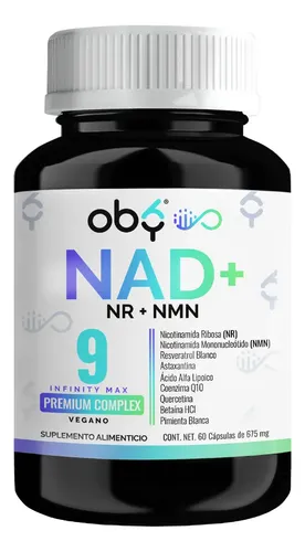 NAD+ Resveratrol Premium 9 Ingredientes