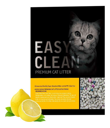 Mbn Arena Sanitaria Easy Clean Limón 8kg #ec-le