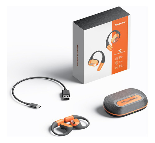 Auriculares Oído Abierto Truefree O2 Bt 5.3 Ipx5 Ideal Depor