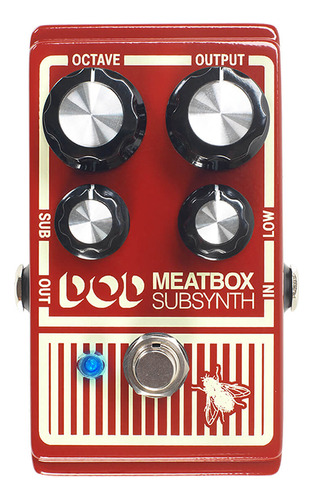 Pedal De Efeitos Dod Meatbox Subsynth Octaver Para Guitarra
