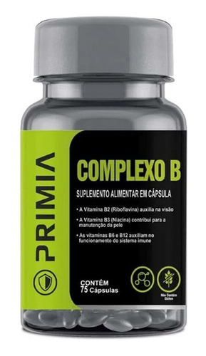 Primia Complexo B /75 Capsules