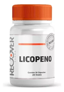 Licopeno 10mg - 30 Cápsulas (30 Doses) Sabor Natural