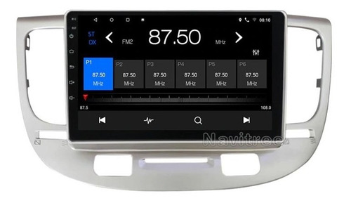 Radio Kia Rio 2005-11 9puLG 2+32gi Ips Android Auto Carplay