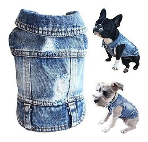 Chaqueta De Mezclilla Para Perros, Camisa Suave Y Fresca, Ro