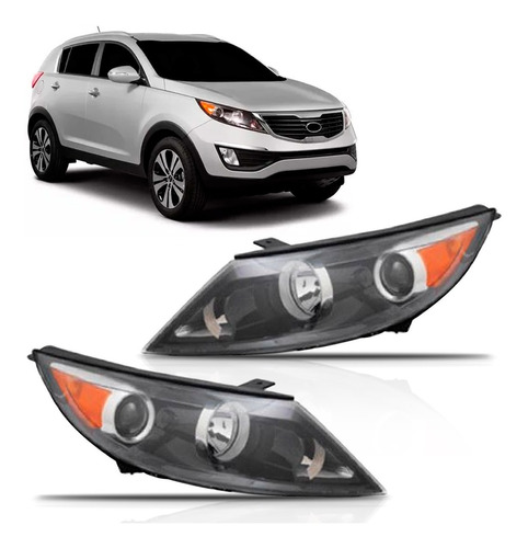 Par Farol Sportage 2011 2012 13 2014 C/pisca Âmbar Promoção