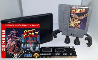 Street Fighter 2 In Streets Of Rage 2 Genesis (repro & Hack)