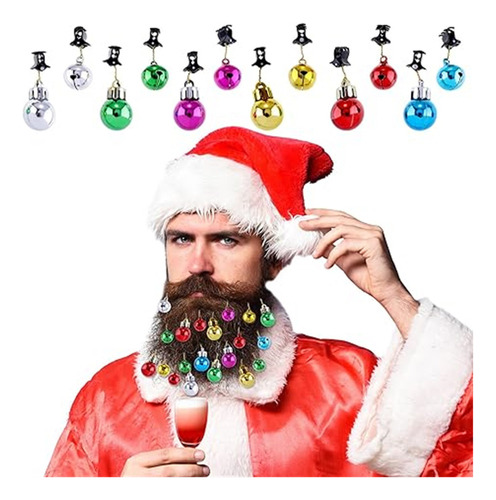 Adornos Para Barba K, El Colorido Facial Navideño Ha 9004, 1