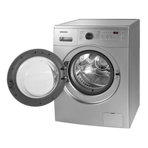 Imagen 3 de 4 de Lavarropas automático Samsung WW70A4000 inverter silver 7kg 220 V