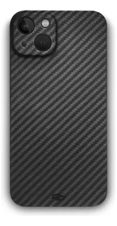 Para iPhone 15 Capa Carbono Kevlar Fina E Leve Premium Luxo