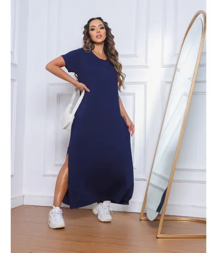 Vestido basico cheap com tenis