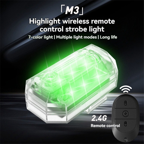 Control Remoto Inalámbrico Con Luz Estroboscópica Led Para D