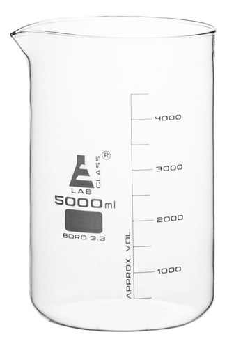 Vaso Precipitado De Vidrio 5lt Eisco