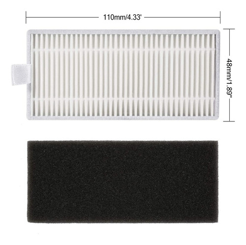Lado Principal Del Filtro Hepa Primario Para Robovac 1-fs