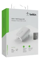Comprar Cargador Belkin Mfi 20w Usb C @ iPhone 13 \u002F Pro \u002F Max \u002F Mini