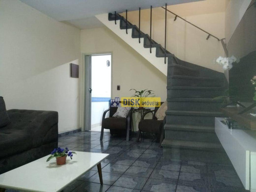 Imagem 1 de 28 de Sobrado Com 3 Dormitórios À Venda, 154 M² Por R$ 550.000 - Vila Gonçalves - São Bernardo Do Campo/sp - So0782