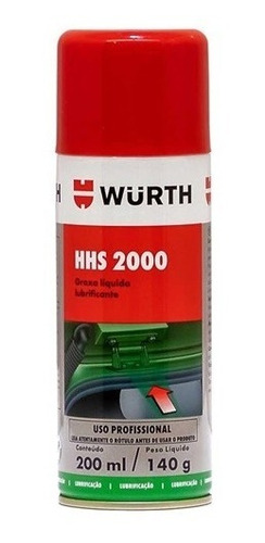 Graxa Líquida Lubrificante Hhs 2000 - Wurth