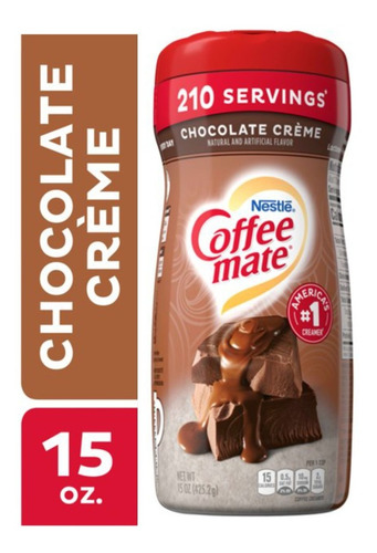 Coffee-mate Chocolate Creme Bote De 425.2g **importado**