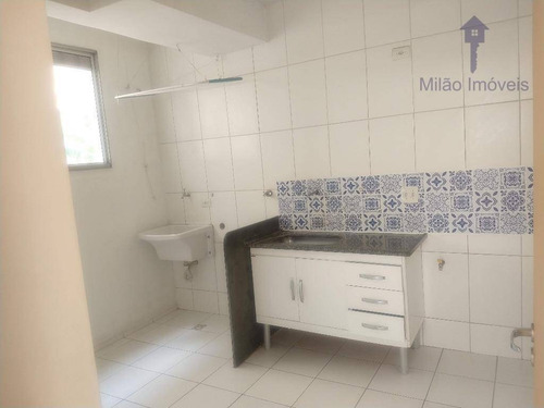 Apartamento Com 2 Dormitórios À Venda, 48 M² Por R$ 171.000 - Condominio Spazio Saragoza - Jardim Vera Cruz - Sorocaba/sp - Ap0377