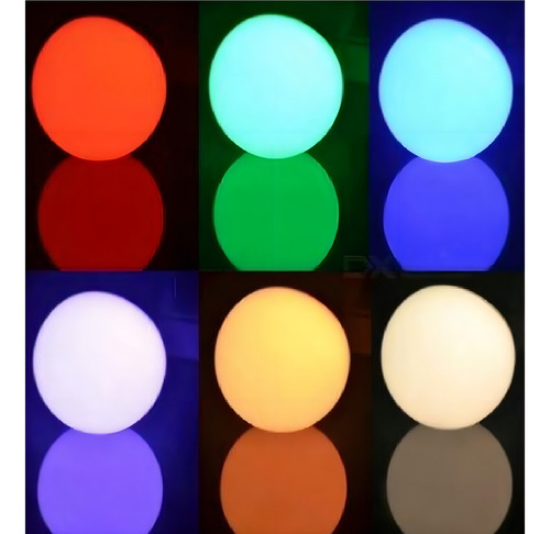 Lampada Led Colorida Troca Cor Controle Remoto(cromoterapia) Cor da luz RGB 127/220V