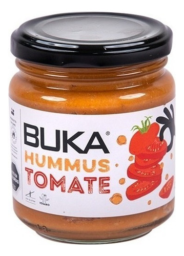 Buka - Hummus Tómate 220gr